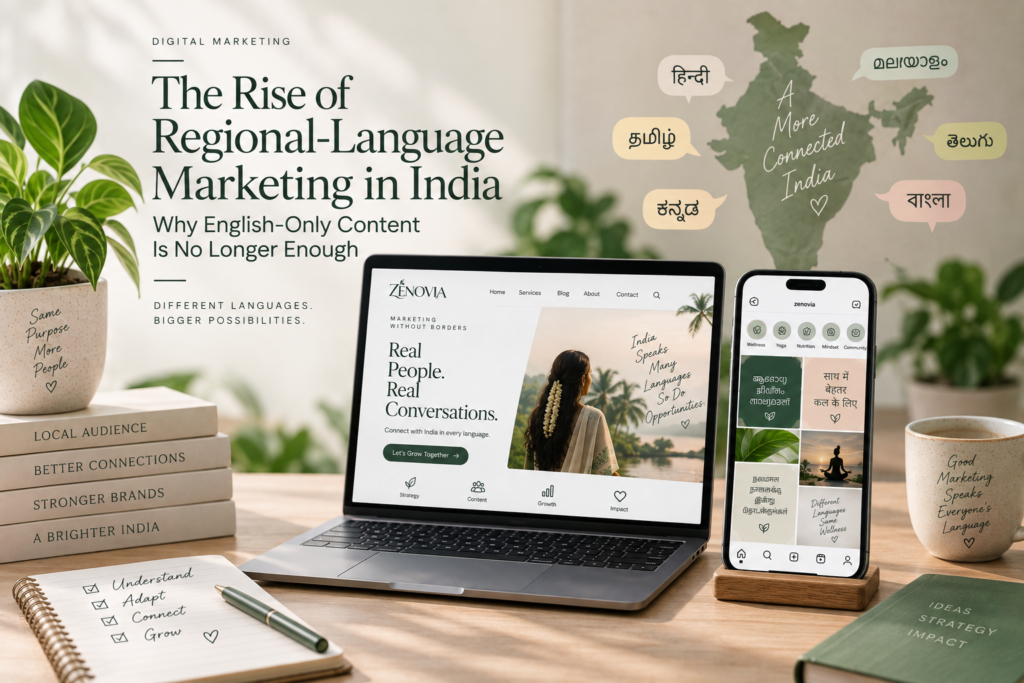 The Rise of Regional-Language Marketing in India: Why English-Only Content Is No Longer Enough regional language marketing workspace